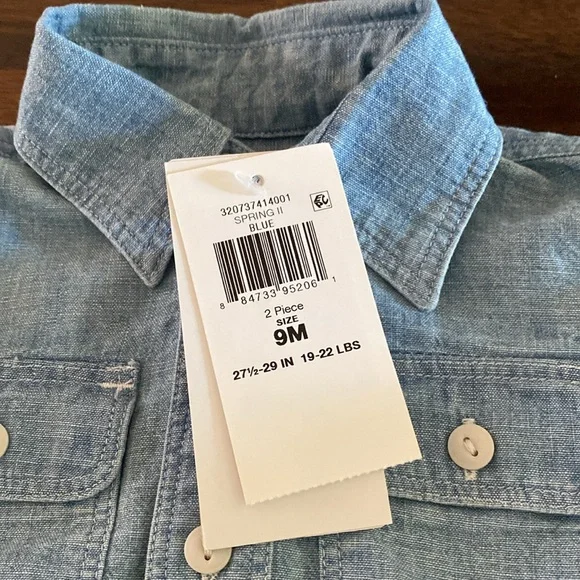 Ralph Lauren Classic Chambray Shirt and Chino Pants Set